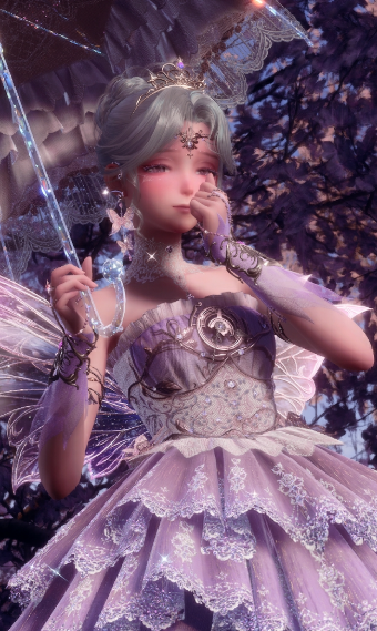 Sakura tree fairy image