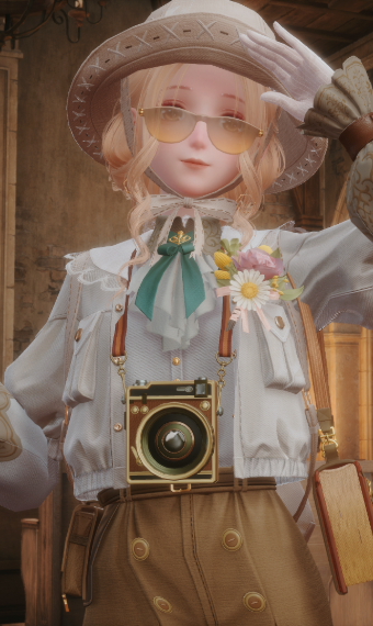 Retro girl image