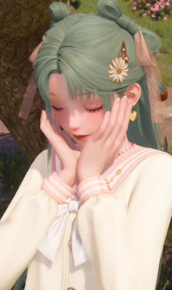Cute Green Hair image