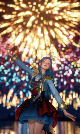 A Serenade of Fireworks and Dreams image