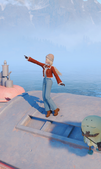 Train ride outfit image